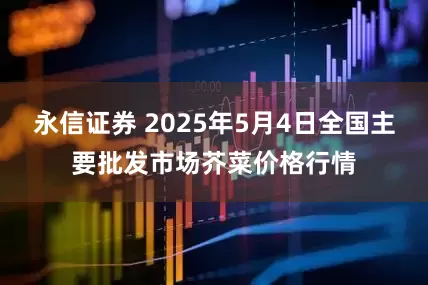 永信证券 2025年5月4日全国主要批发市场芥菜价格行情